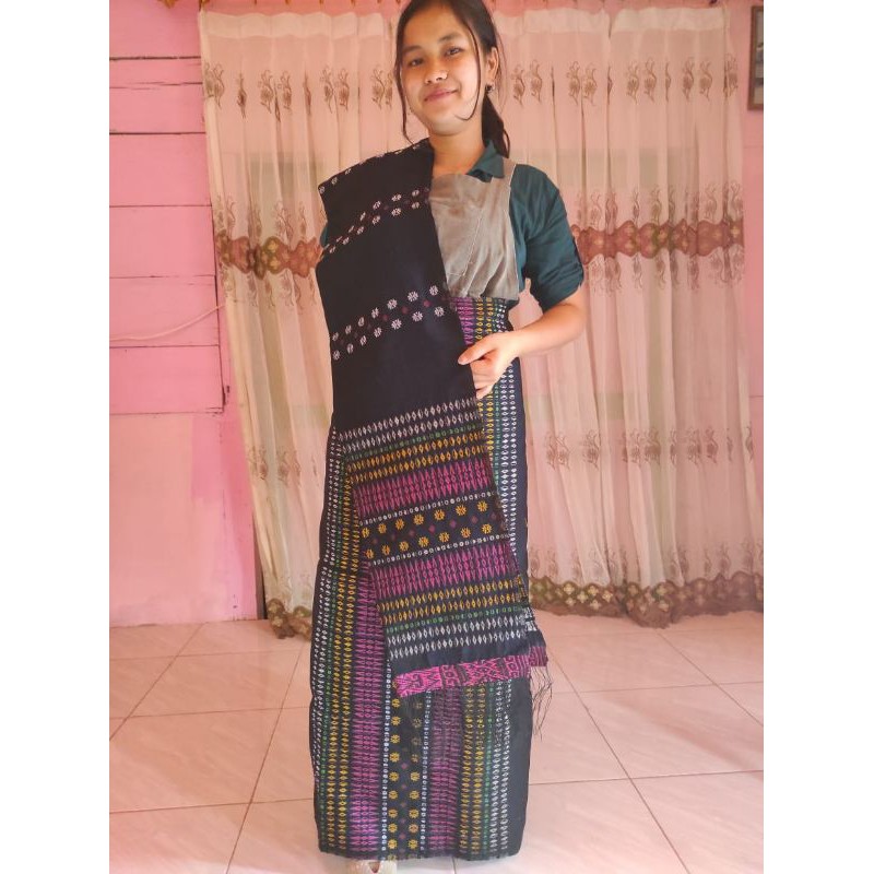 Sarung tarutung songket tarutung PUCCA bunga pucca bintik
