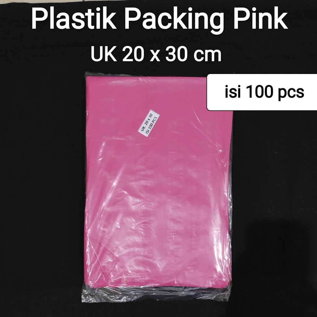 HD packing uk 20x30 Polos (100 pcs) - Plastik Packing Paket Online shop- plastik bungkus paket