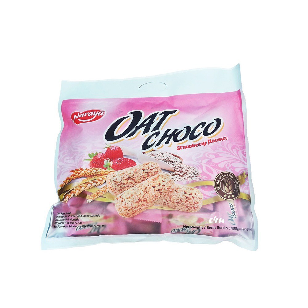 [HALAL] Naraya Oat Choco 400gr Oat Chocolate Original Cemilan Sehat Oats