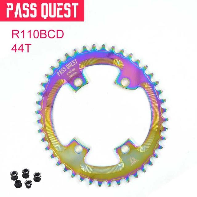 Pass Quest Chainring Oval Narrow Wide 1X 42T 44T 46T 48T 50 52 BCD 110