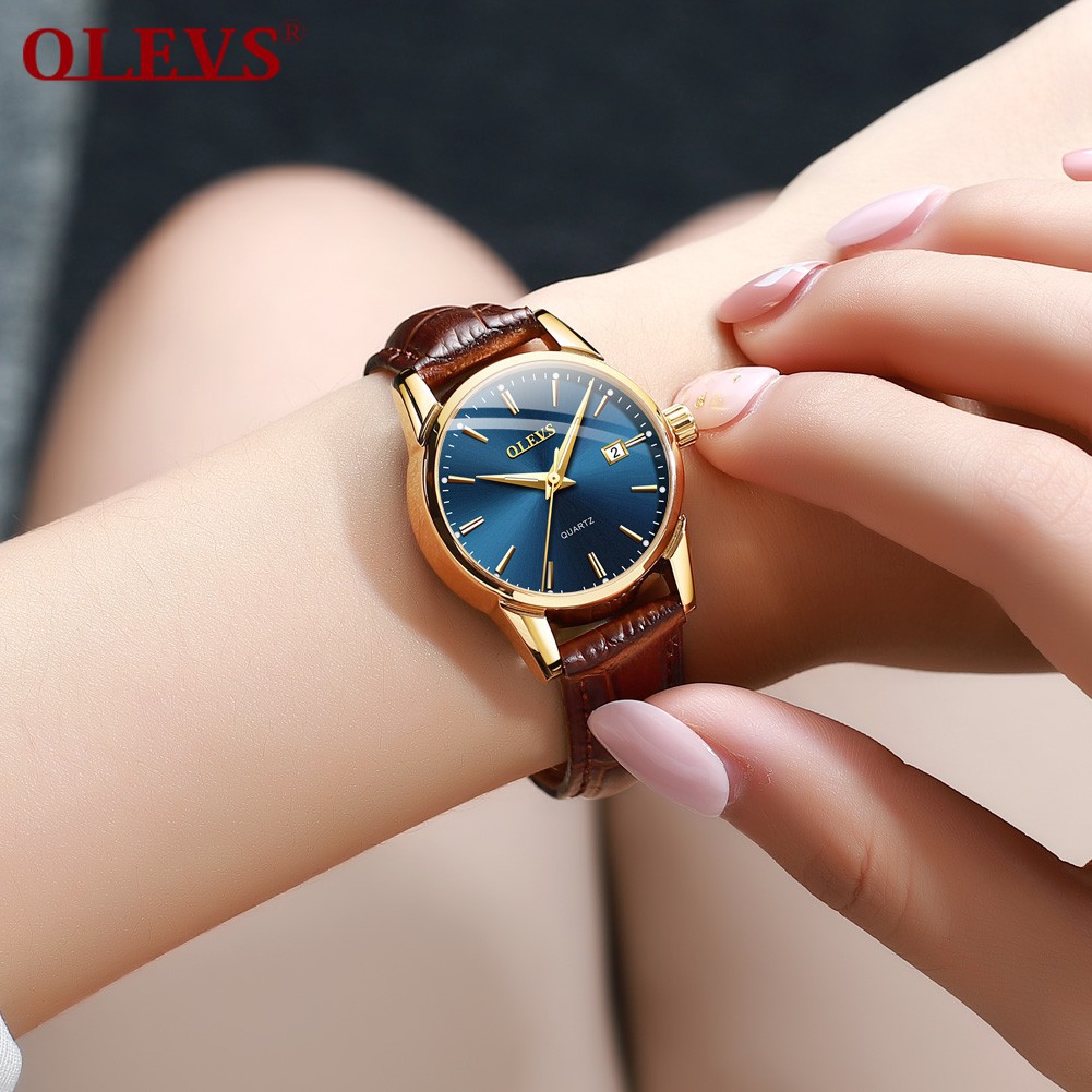 CEWEK STAINLESS TAHAN AIR BERKUALITAS TERLARIS//   OLEVS Jam Tangan Wanita Luxury Clock Women Quartz