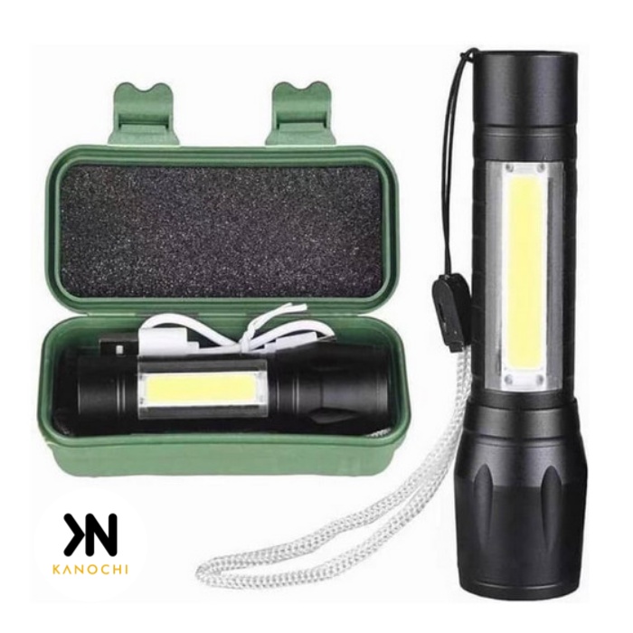 SENTER SWAT MINI LED zoom super terang tangan police cob paket xpe BOX