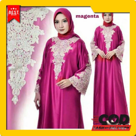Gamis Terbaru2022 Baju Lebaran Fashion Busana Pakaian Wanita Baju Dress Kaftan Syari Cewek Remaja Ba