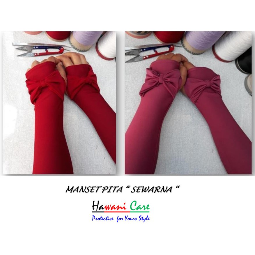 MANSET / HANDSOCK &quot; PITA BESAR &quot; SEWARNA