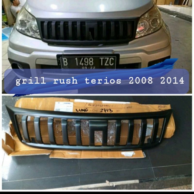 grill rush terios 2008 2010
