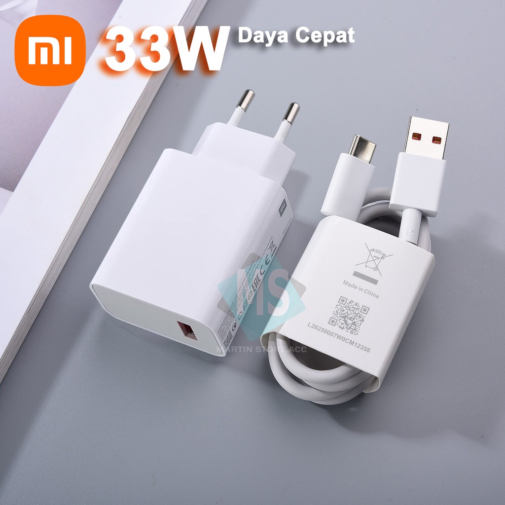 CHARGER XIAOMI FAST CHARGING TYPE C 33W-65W-67W FOR REDMI NOTE 7/ 8/ 8 PRO/ MI8/ MI9/ MI10 NEW