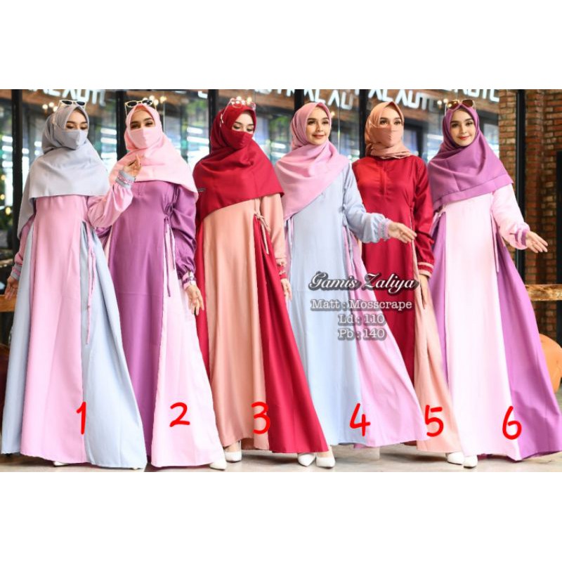 gamis zakiya set by tyara hijab