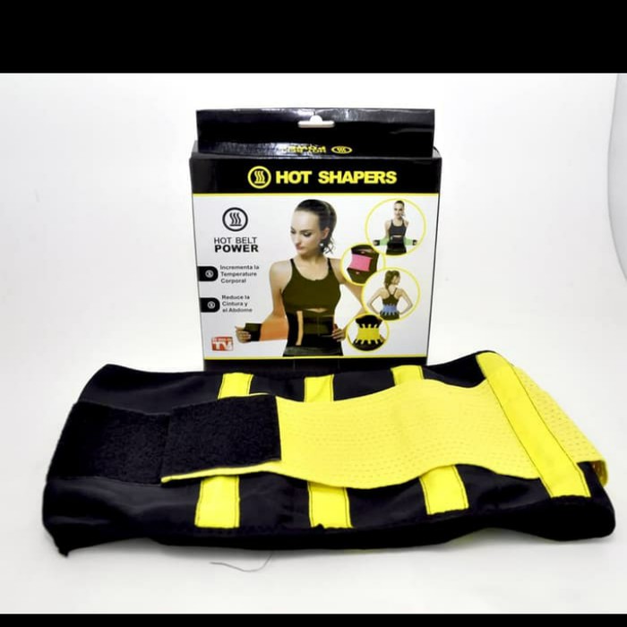 Hot Shapers Power Belt Korset / Sabuk Sport Pembakar Lemak Perut