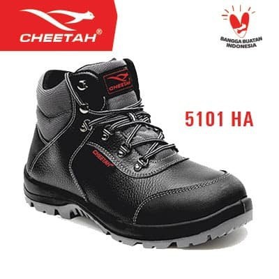 5101 HA - Cheetah - Double Sol Polyurethane - Safety Shoes / Sepatu Safety Cheetah 5101HA Original