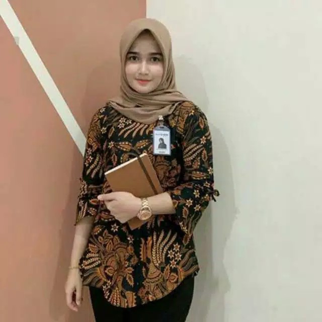 Atasan Batik Wanita Big Size Jumbo, 3l, 4l, 5l