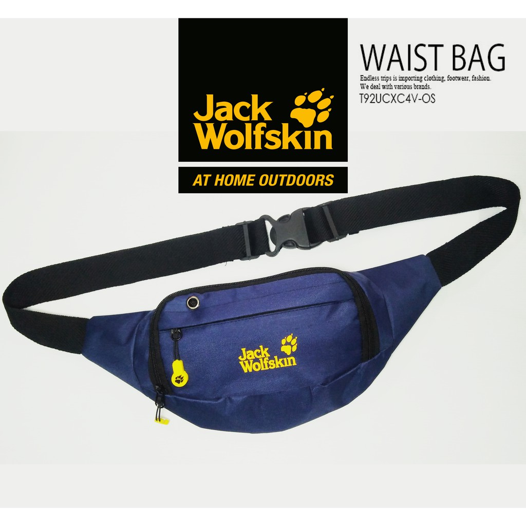 PROMO Waistbag TRM waterfroop Tas Selempang Outdoors Jack Wolfskin/ Tas Pinggang Outdoors TNF -Y23