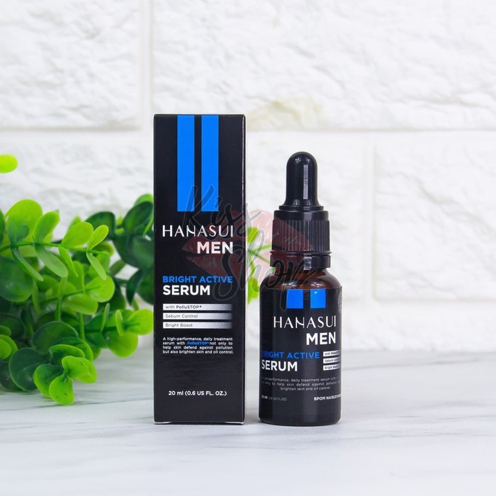 Hanasui Men Bright Active Serum / Serum Wajah untuk Pria