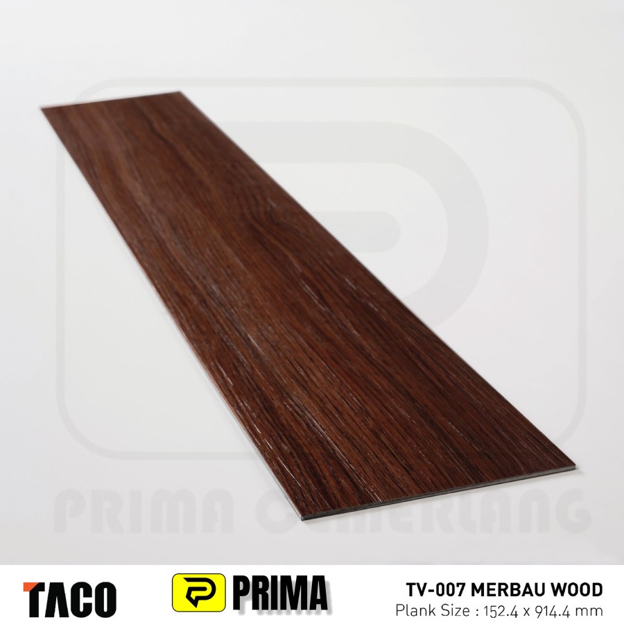 TACO Lantai Vinyl 3mm Wood Series TV-007 Merbau Wood