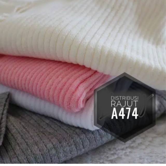 MILANO PREMIUM LAVEND SWEATER WANITA DR A474 - BOXY PREMIUM - Turtleneck Sweater - GFS BALLOON