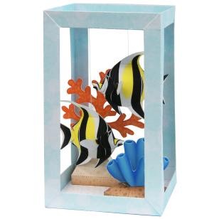 DIY Miniatur Papercraft Aquarium Kertas Ikan Moorish Idol