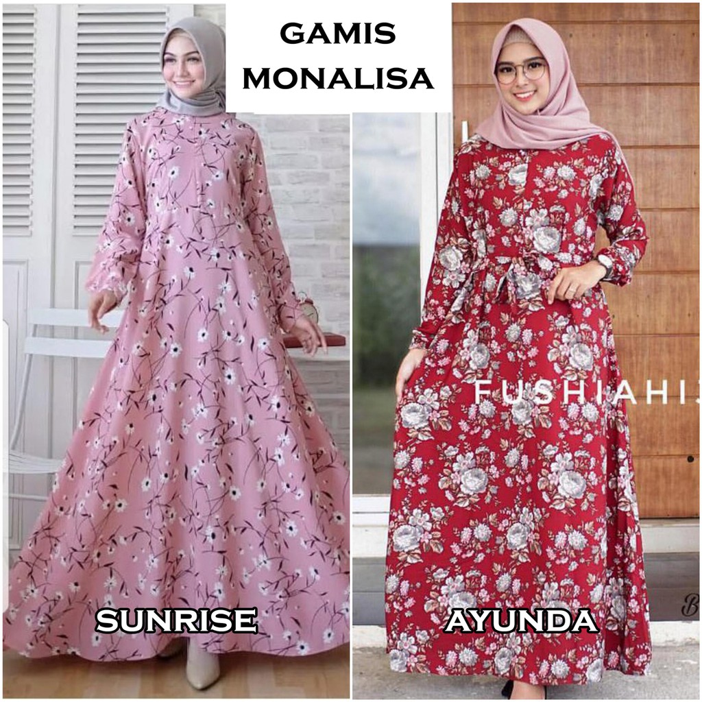 Download 5300 Gambar Gamis Monalisa  HD