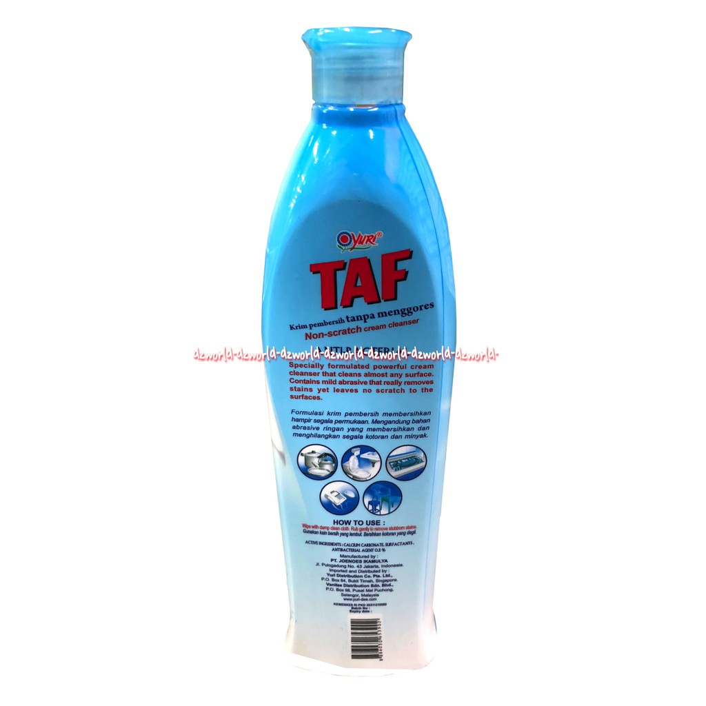 Yuri Taf Fresh Blue Anti Bacterial 500ml Pembersih Anti Bakteri Cream Cleanser