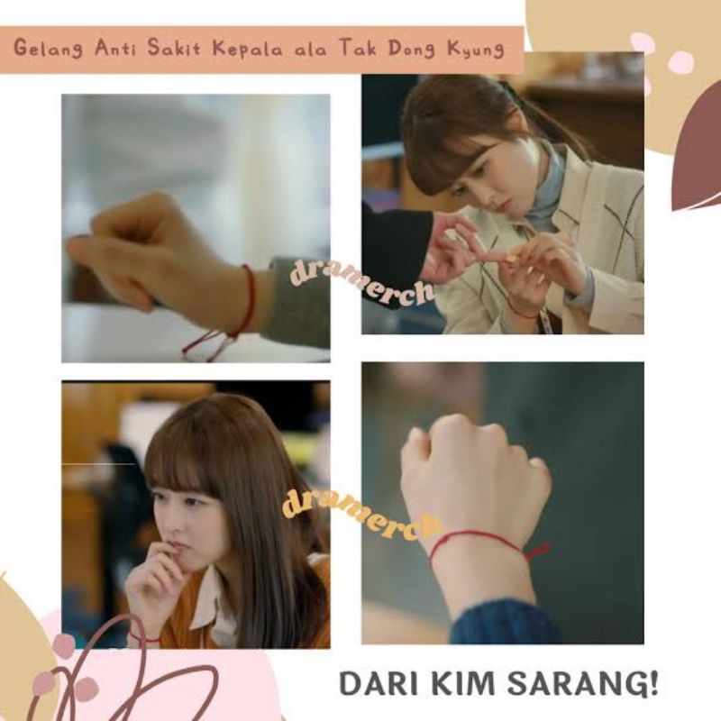 Gelang Drakor Doom At Your Service Tali Waterproof