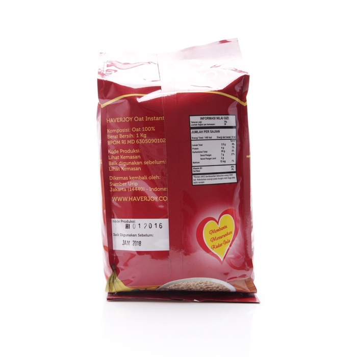 

LAINNYA-KEMASAN-MINUMAN- HAVERJOY INSTANT OATMEAL (AUSTRALIAN OATS) -MINUMAN-KEMASAN-LAINNYA.
