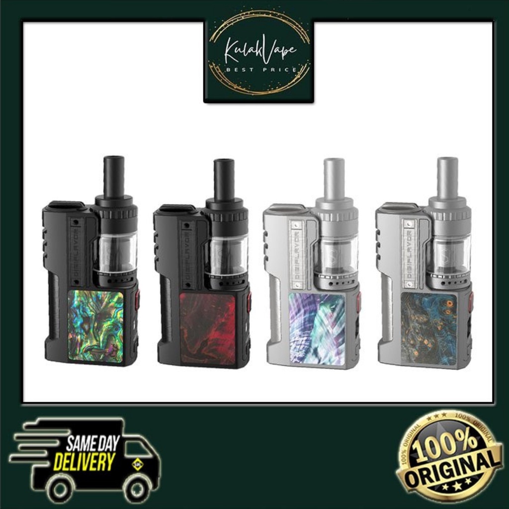 Digiflavorデジフレーバー Z1 Shell Vape Tc 電子タバコ Scallop Gray Box テクニカルモッド Mod Sbs ベイプ Silver 80w