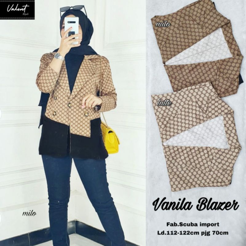 VANILA BLAZER - By Valent (100%REAL PICT ORI VALENT)
