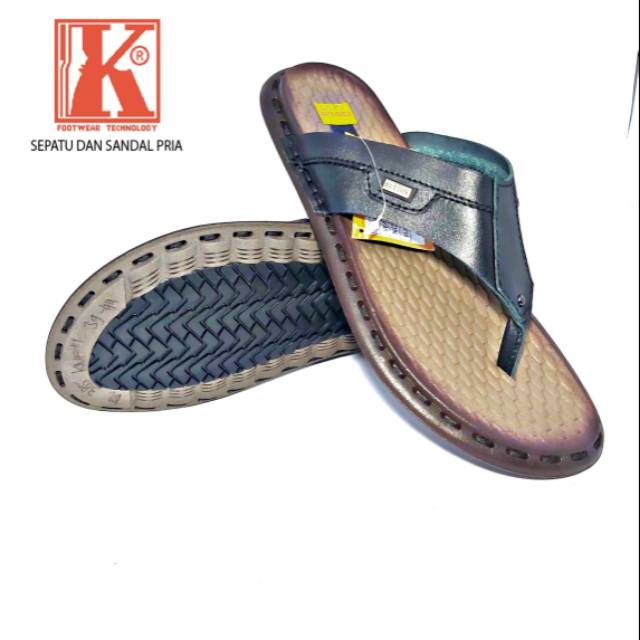SENDAL ASLI KULIT PRIA / SENDAL JEPIT KEYTON/ SENDAL KULIT BANDUNG/SENDAL PRIA CASUAL
