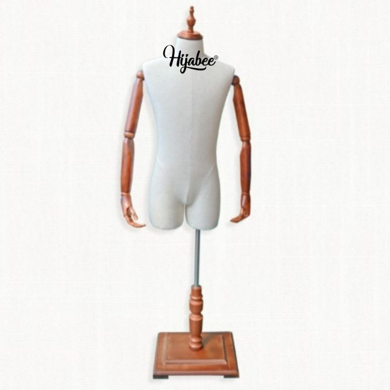 DISPLAY MANEKIN COWOK TANGAN KAYU ROBOT MURAH / MANEKIN ROBOT PRIA / MANEKIN BADAN PRIA