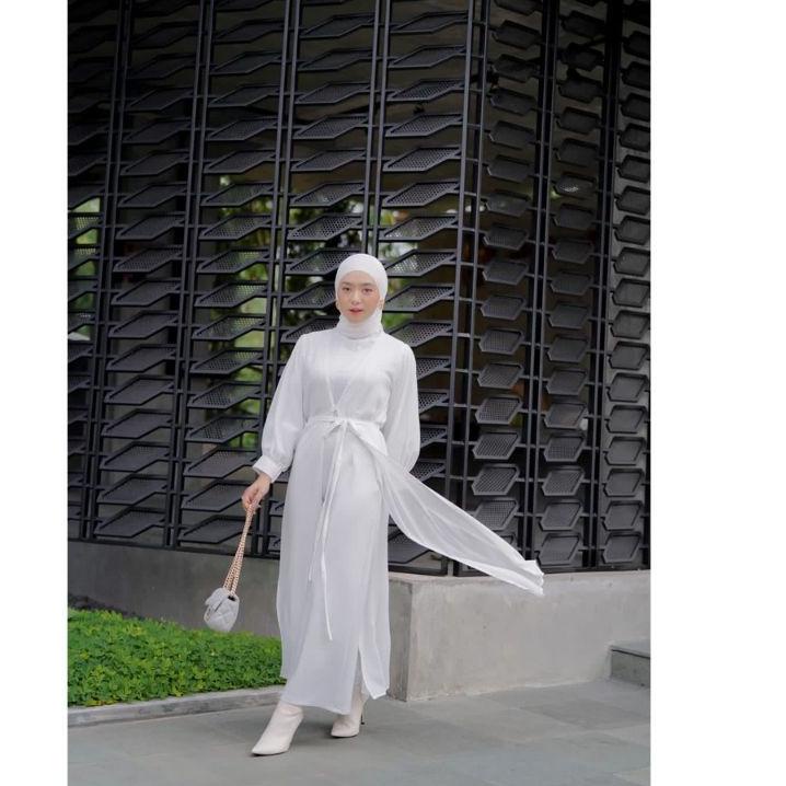 Sudah READY.. Long Cardy Laura / Long Outer/ Cardigan Bahan Ceruty Baby doll