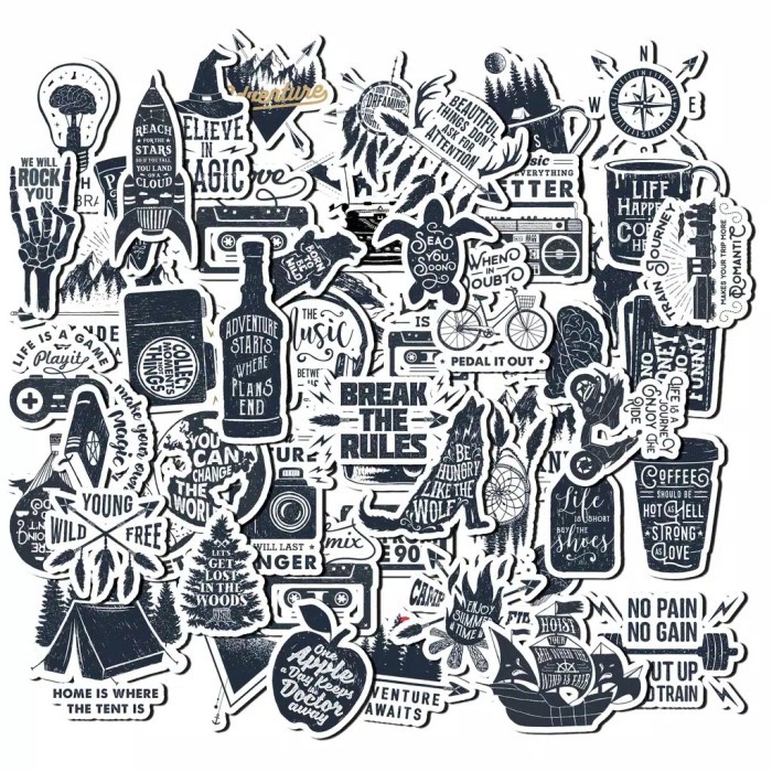 

LPS STICKER ADVENTURE 53 PCS STICKER TUMBLR STIKER KOPER HP SEPEDA LAPTOP ST203