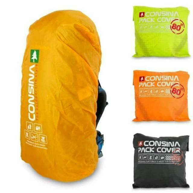 Rain Cover Consina 60L 80L Liter / Mantel Tas Anti Air Consina Cover Bag/ RC Consina 60 liter 80 lit
