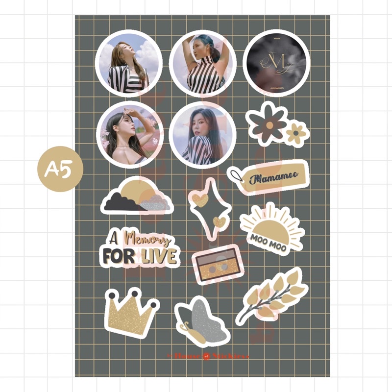 Stiker Kpop Mamamoo Waw Concert Edition