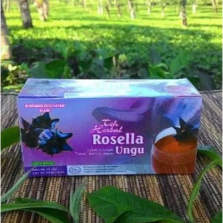 Obat herbal khasiat ampuh teh rosella ungu original tazakka alami tanpa efek samping berkualitas asli 100% herbal