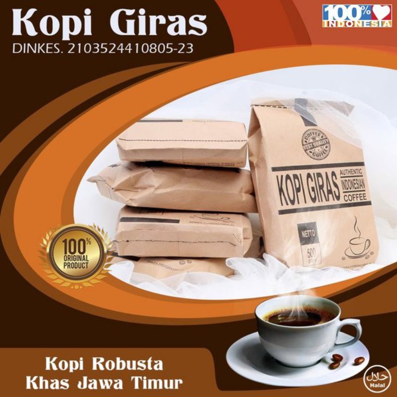 KOPI GIRAS,KOPI BUBUK,BUBUK KOPI HITAM,KOPI PAHIT