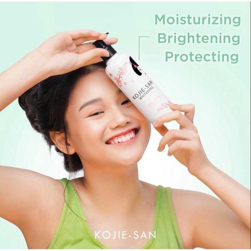 Kojie-San Body Lotion Brightening Body Cream Handbody Bleaching Pemutih Badan Uv Protection Uv Shield Sunscreen Lotion