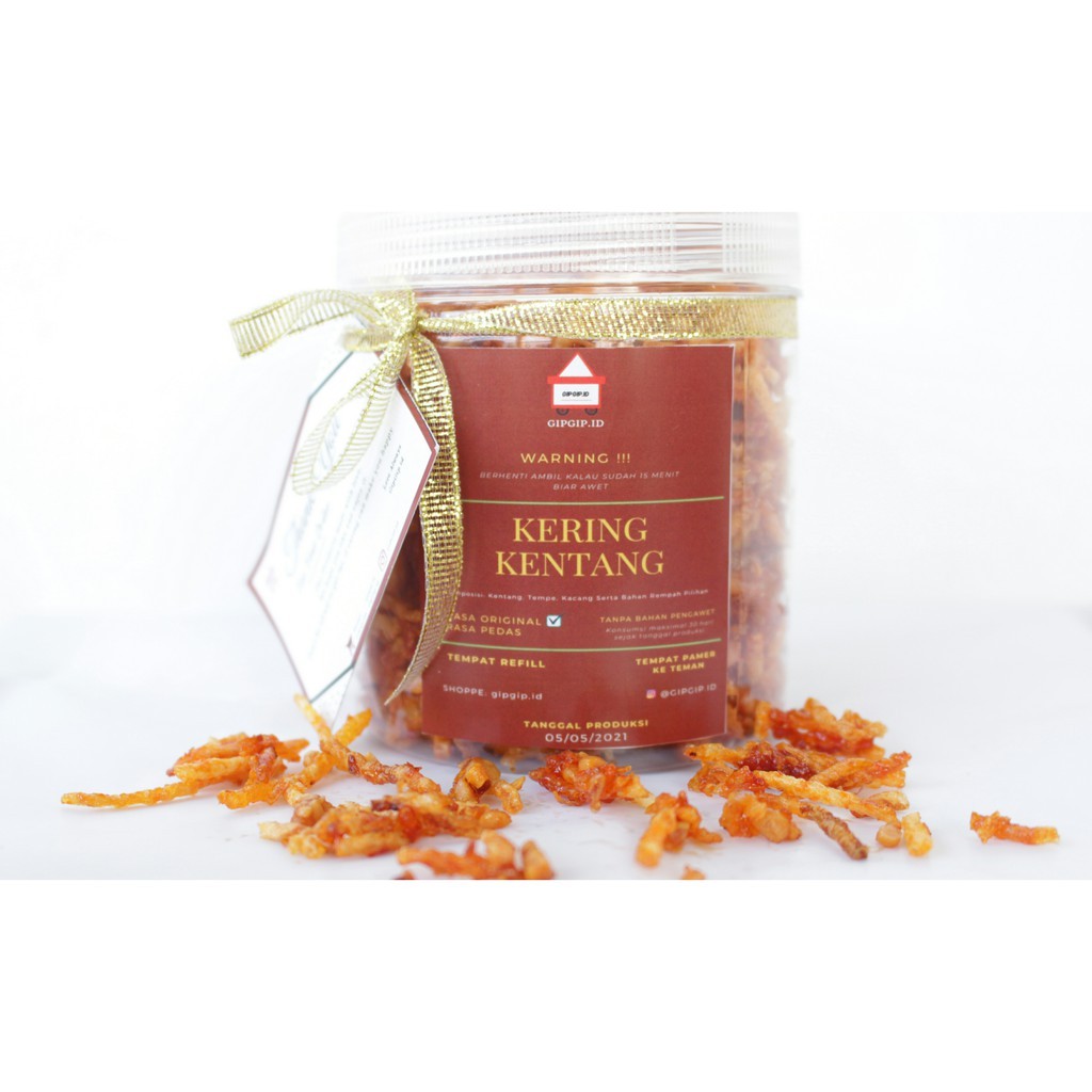 

Kering Kentang/Kering Kentang Mustofa 200 gram Gipgip.id