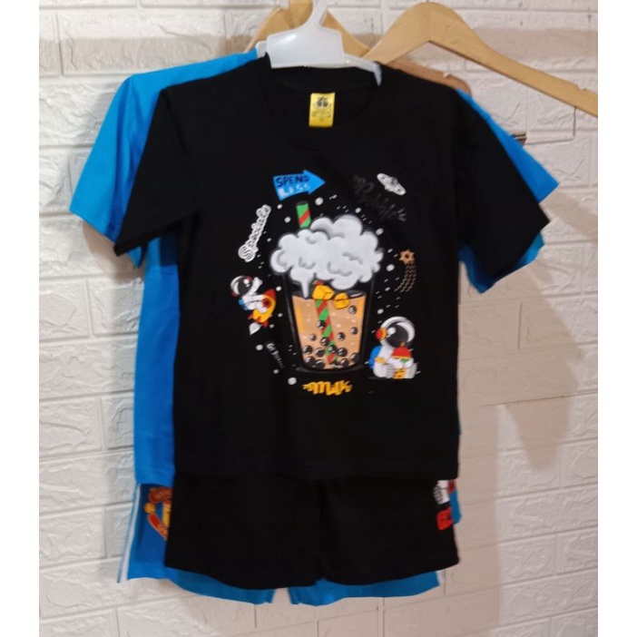 stelan anak laki-laki lengkong jaya/stelan lengkong jaya BOBA mixue