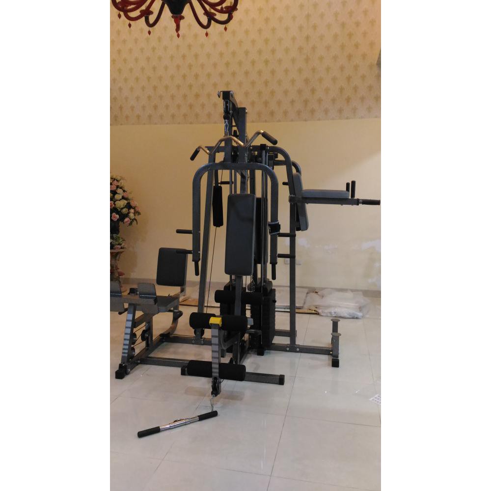 Toko-Alat-Fitness Home Gym 4 Sisi Terbanyak | Alat Fitnes Homegym Id-2800 Dx - Hitam Terlengkap