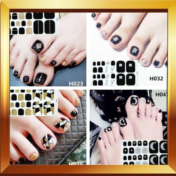 Best-Price Foot nail sticker / sticker kuku kaki / stiker kuku kaki lucu gel