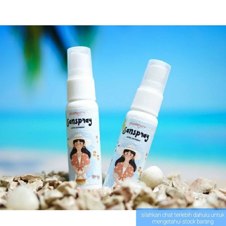 SUNSPRAY GEAMOORE + COLLAGEN 30ML SUNSCREEN WAJAH SPRAY SPF 30