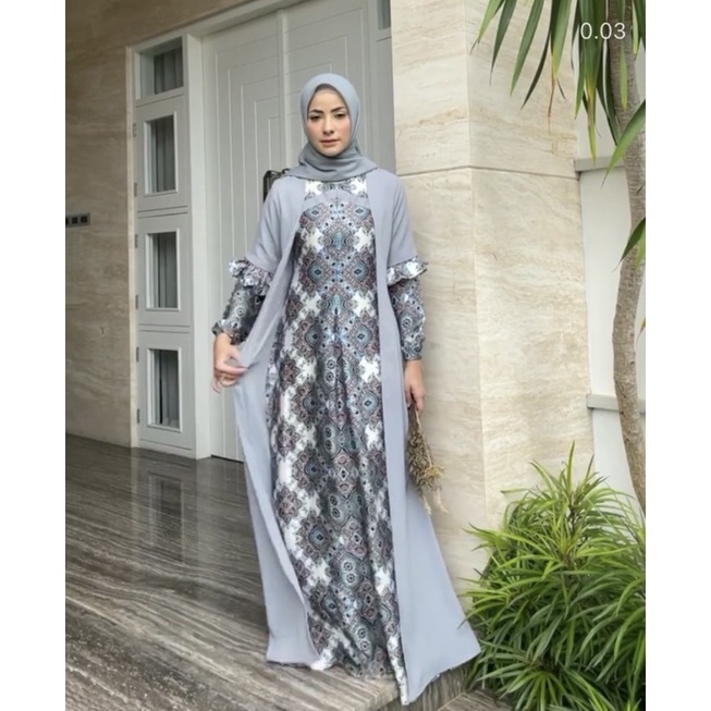 adiba dress outer by javina official ORI