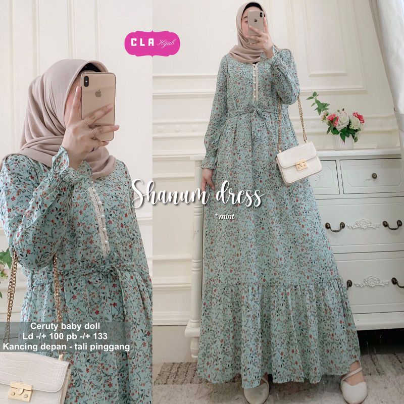 Shanum Dress Wanita by Cla Hijab