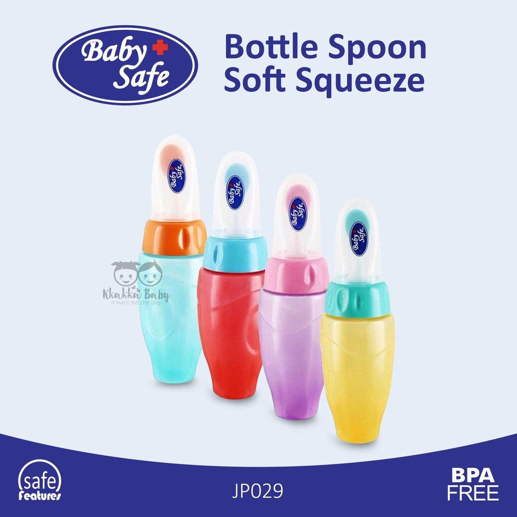 BABY SAFE BOTTLE SPOON SOFT SQUEEZE JP029