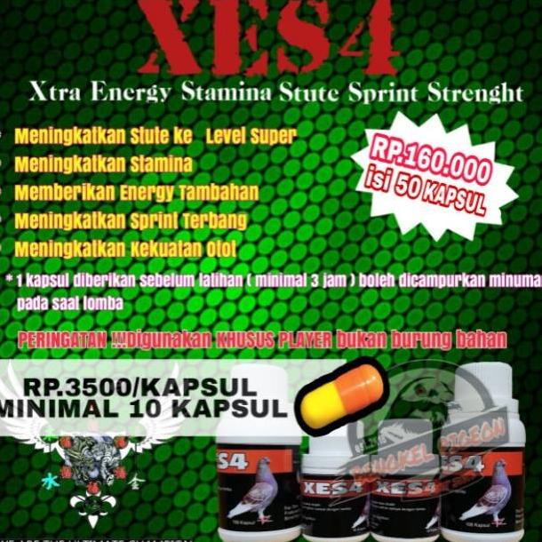 READY STOCK Xes4 Baron doping 4 burung jamu Xes obat vitamin pos merpati balap lom Murah