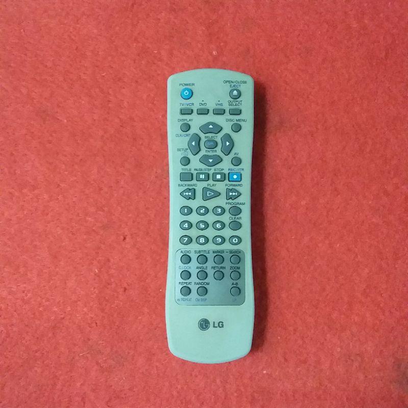 REMOTE DVD PLAYER LG