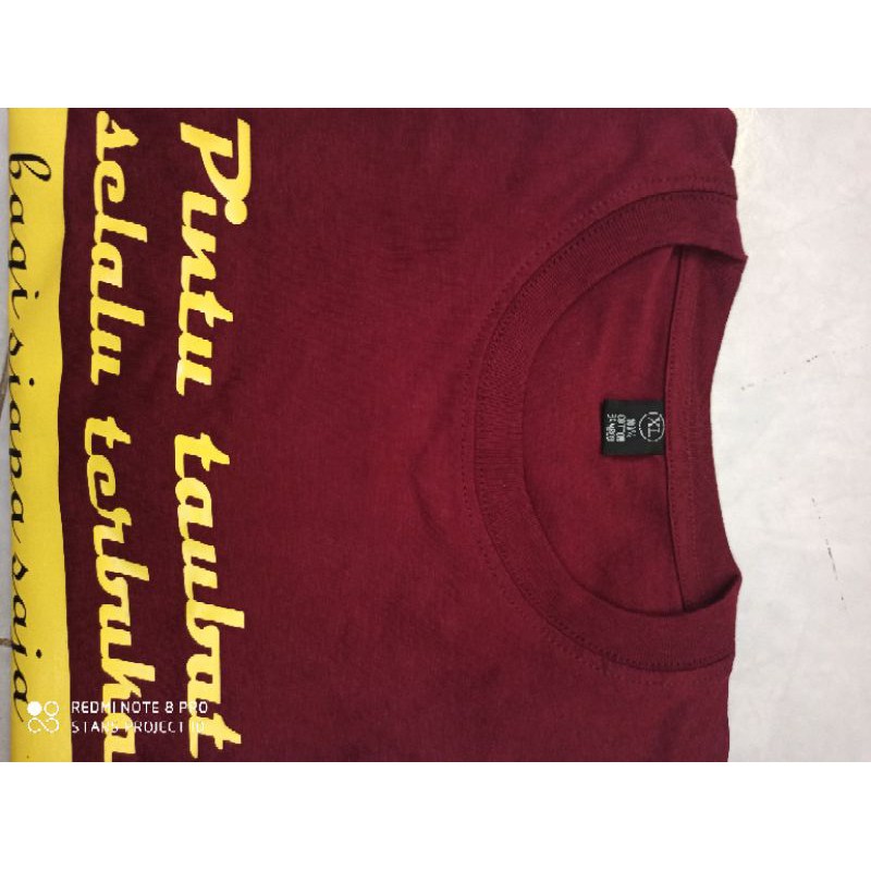 Kaos Dakwah Islami/ Pintu Taubat Selalu Terbuka/ Cotton Combed 30s / Tshirt Distro Muslim - stars.id-2