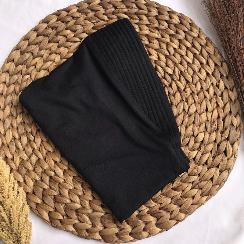 Jilbab Sport / Bergo Sport (Olahraga)-Hitam