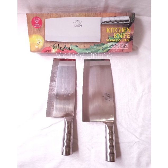 Golok Daging, Chopper Knife, Golok Cincang Daging, Golok Dapur Stainless (DIAMOND)