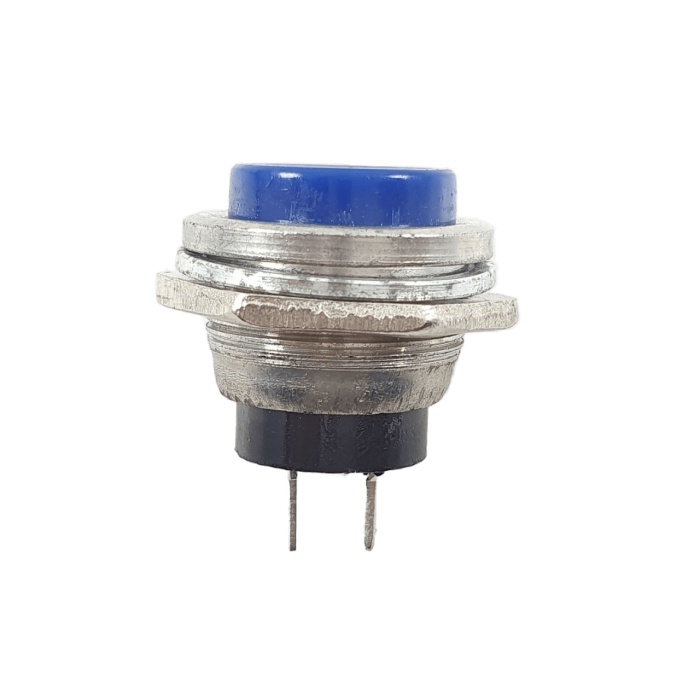 Saklar Push On Body Besi 2 Pin Switch 2pin Tombol 2 Kaki