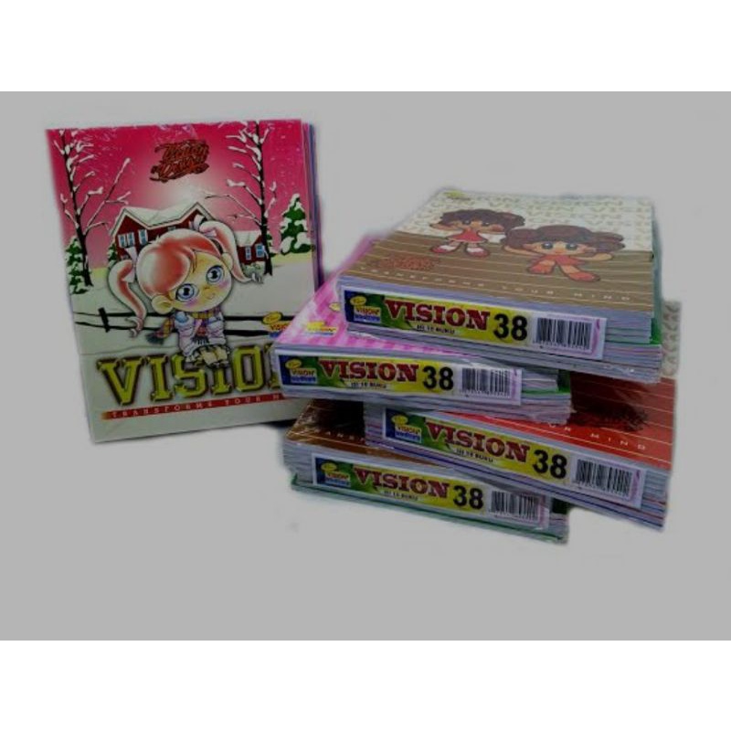 

buku tulis vision 38 lembar Murah 1 pack isi 10 buku