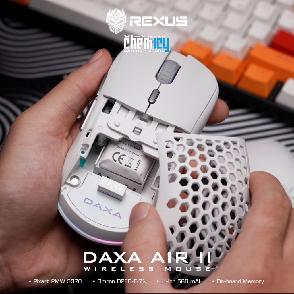 Rexus DAXA Air II Wireless Pro Gaming Mouse